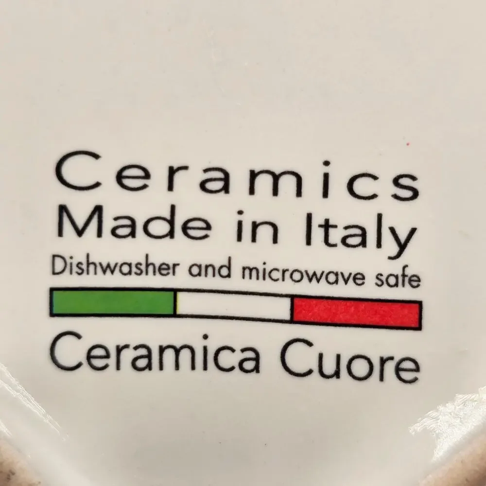 Ceramica Cuore Spoon Rest Carrots Italy Hand Painted Cottagecore Farmhouse